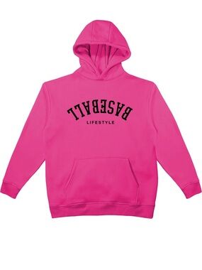 BASEBALL Lifestyle Pink Hoodie